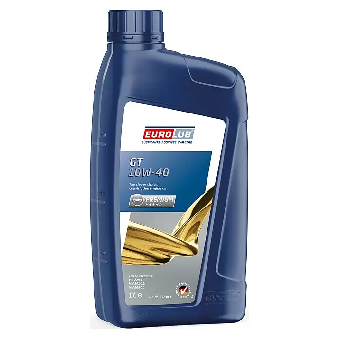 EuroLub Leichtlaufmotorenöl GT10W-40, A3, 1 l