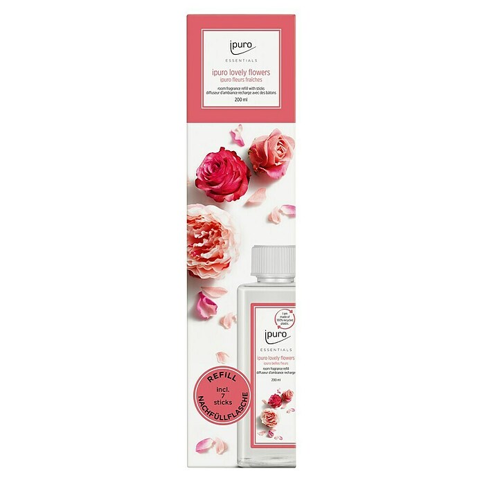Ipuro Essentials Recharge de parfum d’ambiance Lovely Flowers