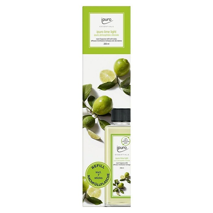 Ipuro Essentials Recharge de parfum d’ambiance Lime Light