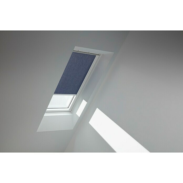 Velux Lichtdurchlässiges Sichtschutzrollo RSL Solar SK06 Blau