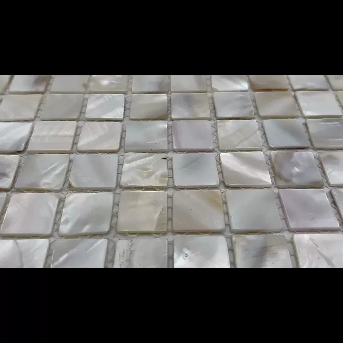 Mosaikfliese Quadrat Mix SM 201 - 30,5 x 30,5 cm, Perlmutt, Glänzend - SM 201