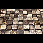 Mosaikfliese Quadrat Crystal Mix XCM M790 (30,5 x 32,2 cm, Beige, Glänzend) | BAUHAUS
