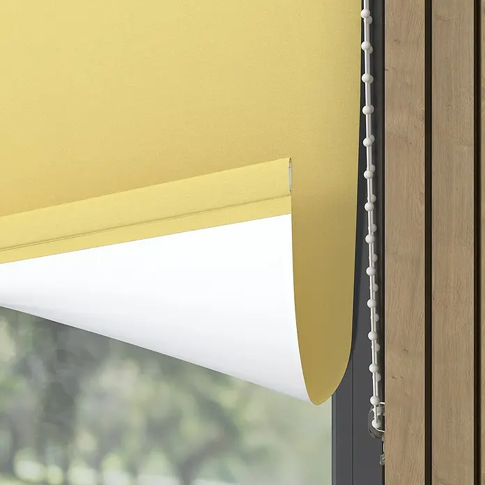 Verdunkelungsrollo - B x H: 120 x 190 cm, Gelb - Gelbe Rollos mit Kettenzug für Fenster bieten funktionalen Sonnenschutz und eine stilvolle Fensterdekoration für jeden Raum.