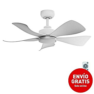 Arte confort Ventilador de techo Zoe (Blanco mate, 91,4 cm, 35 W, Blanco neutro)