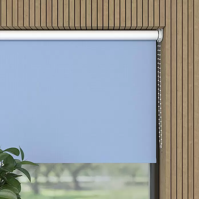 Verdunkelungsrollo - B x H: 150 x 190 cm, Babyblau - Detailaufnahme