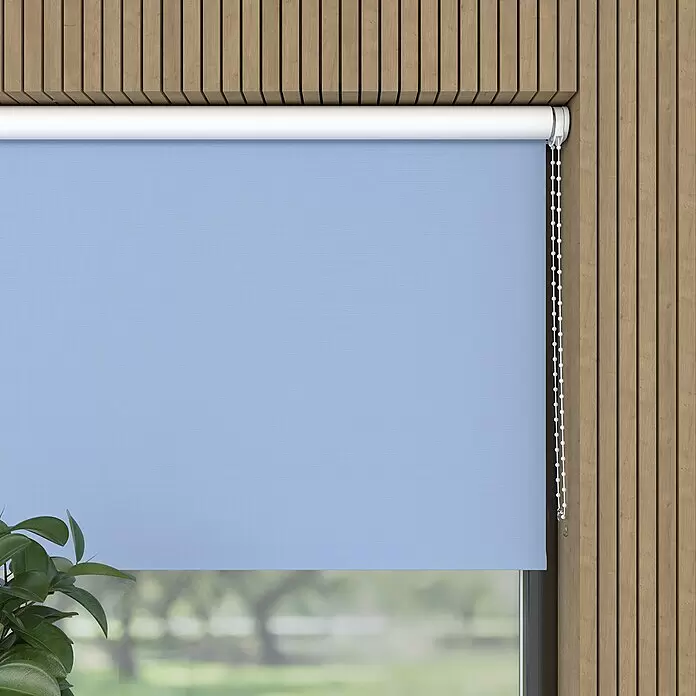 Verdunkelungsrollo - B x H: 150 x 190 cm, Babyblau - Detailaufnahme