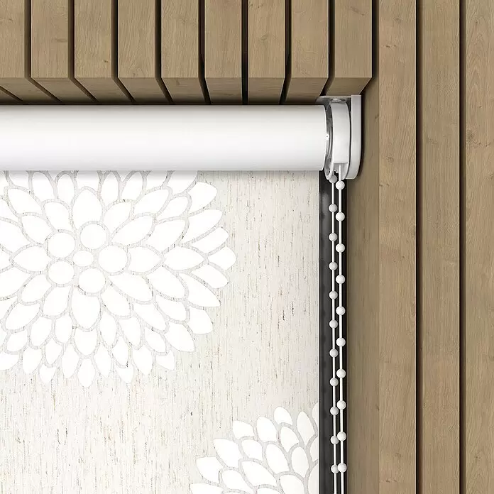Expo Ambiente Rollo - B x H: 60 x 190 cm, Leinen, Blumen & Pflanzen - Detailaufnahme