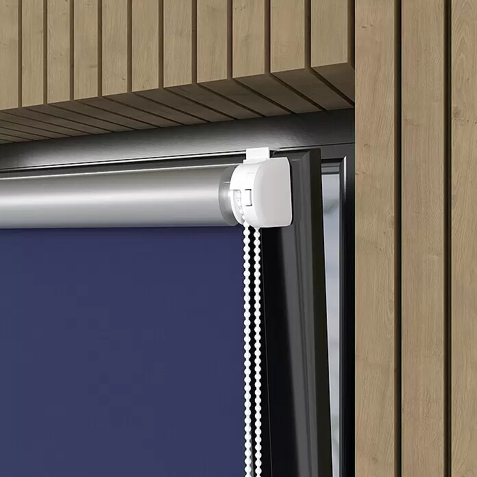 Expo Ambiente Rollo Mini - B x H: 45 x 150 cm, Blau, Uni, Verdunkelnd - Detailaufnahme