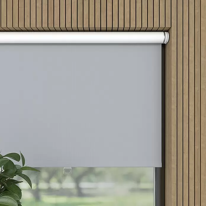 Expo Ambiente Springrollo - B x H: 90 x 190 cm, Grau - Detailaufnahme