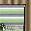 Expo Ambiente Doppelrollo Mini (B x H: 45 x 150 cm, Grau/Grün/Weiß)