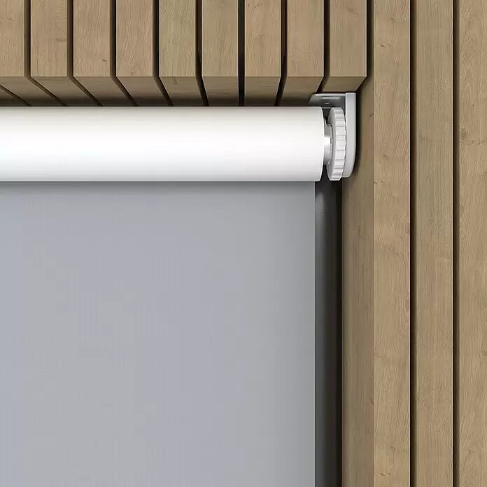Expo Ambiente Springrollo - B x H: 90 x 190 cm, Grau - Detailaufnahme