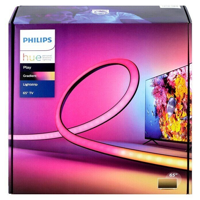 Philips Hue LED-Stripes Play Gradient cm, | BAUHAUS 254 (Länge: Zoll Mehrfarbig) 65