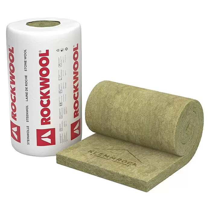 Rockwool Steinwolle Klemmrock 035Stärke: 240 mm, Wärmeleitfähigkeit: 0,035 W/(mK)