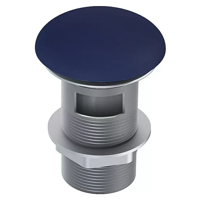 Inspira Ablaufventil1 ¼″, Navy Blue, Mit Druckknopf