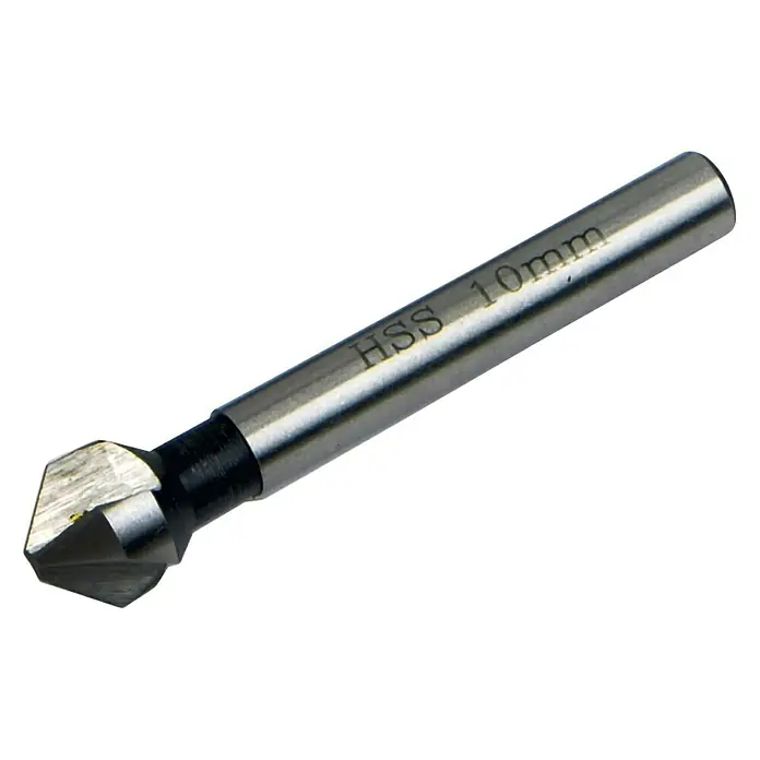 Rotwerk Kegelsenker - Durchmesser: 10 mm - Kegelsenker HSS 10mm, ideal zum Entgraten und Anfasen von Bohrlöchern in Metall und Kunststoff. Präzise und langlebig.