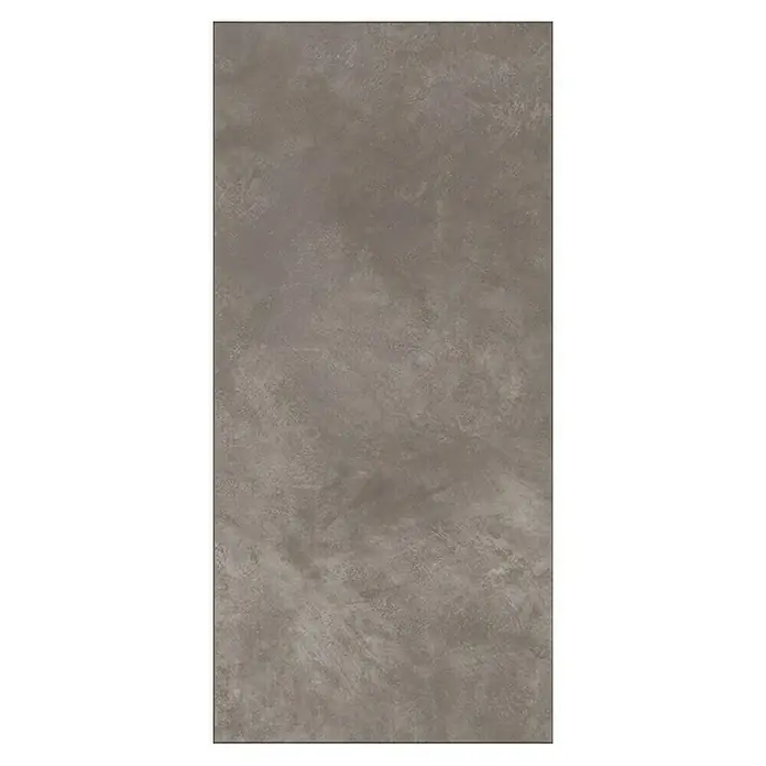 Parador Designboden Modular One - Beton dunkelgrau, Fliese, 853 x 400 x 8 mm - Graue keramische Bodenfliese mit einer subtilen, unregelmäßigen Textur, ideal für moderne Innenräume, die eine robuste und stilvolle Oberfläche suchen.