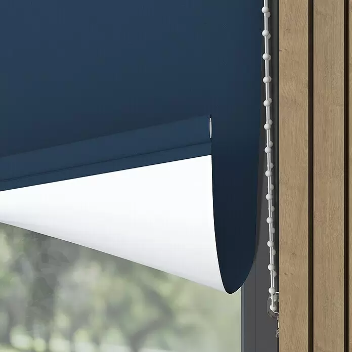 Expo Ambiente Verdunkelungsrollo - B x H: 60 x 190 cm, Dunkelblau, Uni - Detailaufnahme