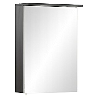 Schildmeyer Sarah LED-Spiegelschrank (B x H: 50,4 x 72,3 cm, Spanplatte, Schwarz)