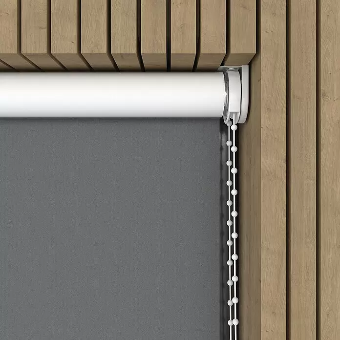 Expo Ambiente Verdunkelungsrollo - B x H: 80 x 190 cm, Grau, Uni - Detailaufnahme