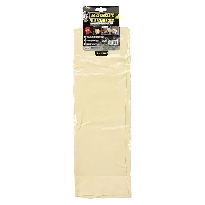 Paño de cuero para automóvil 55 x 70 cm - L x An: 55 x 70 cm - Gamuza Bottari, un producto natural de alta calidad para la limpieza y el cuidado delicado de superficies.