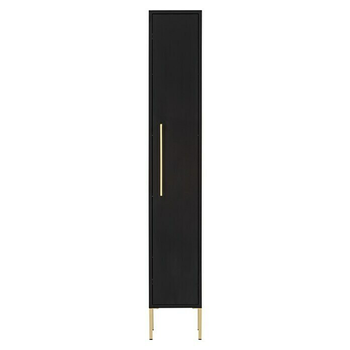Schildmeyer Sarah Highboard (25 x 30 x 154,7 cm, Schwarz, Matt) | BAUHAUS