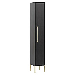 Schildmeyer Sarah Highboard (25 x 30 x 154,7 cm, Schwarz, Matt)