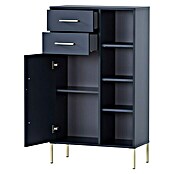Schildmeyer Kent Highboard (67,1 x 33,1 x 117,4 cm, Nachtblau, Matt) | BAUHAUS
