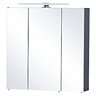 Schildmeyer Kent LED-Spiegelschrank (B x H: 70 x 74,8 cm, Spanplatte, Nachtblau)