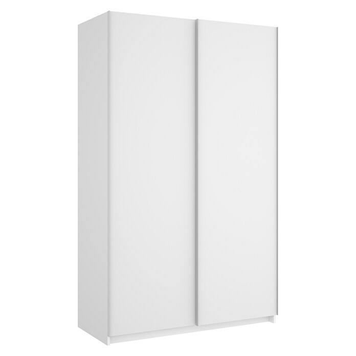 Armario con puertas correderas Slide (L x An x Al: 50 x 120 x 204 cm,  Blanco)