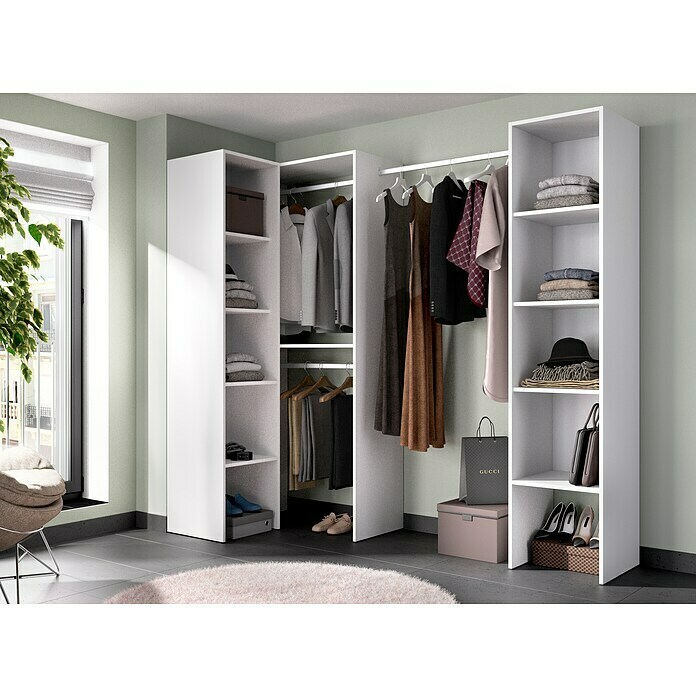 Barras de armario para colgar ropa resistente, poste de aluminio para  colgar ropa, armario para zapatos, armario, estantería, pasamanos de barra  de