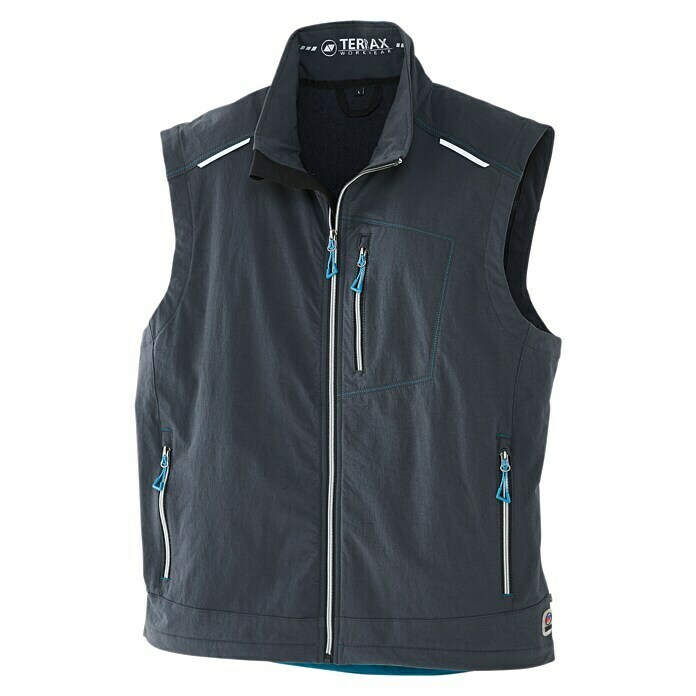 Terrax Workwear Arbeitsweste (Größe: XL, Schwarz) | BAUHAUS