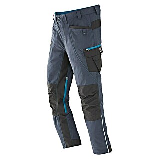 Terrax Workwear Arbeitshose (Konfektionsgröße: 52, Grau/Schwarz/Blau)