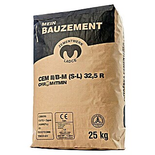 Zement CEM II B-M S-L 32,5R (Chromatarm, 25 kg)