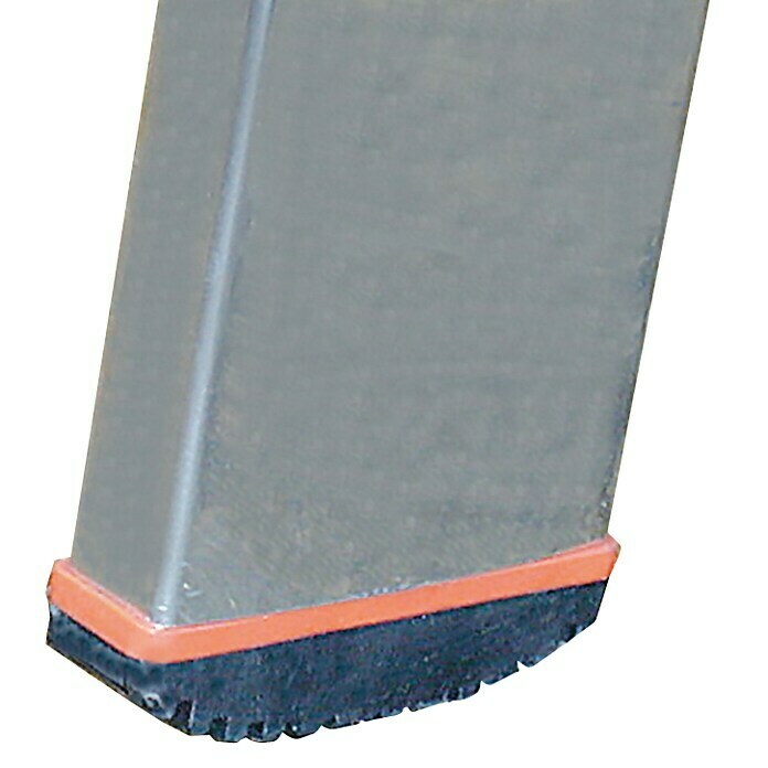 Sprossen-Anlegeleiter (9 Sprossen, Arbeitshöhe: 3,6 m, Aluminium)