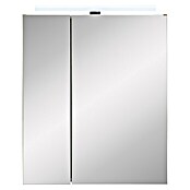 Schildmeyer LED-Spiegelschrank Karla (B x H: 60 x 74,7 cm, Spanplatte, Eiche-Landhaus/Weiß) | BAUHAUS