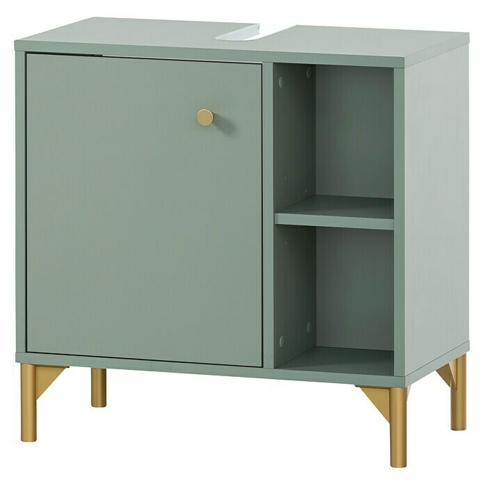 Schildmeyer Ando Waschtischunterschrank (60,2 x 33,05 x 60,3 cm, Pistazie, Matt) | BAUHAUS