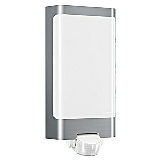 Steinel LED senzorska zunanja stenska svetilka L 240 S (9,3 W, Do x Š x V: 8,1 x 16,5 x 30,5 cm, Bele barve/plemenito jeklo, Topla bela)