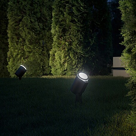 Steinel LED-Strahler Spot Garden SC anthrazit (7,9 W, 512 lm, 3.000 K, L x B x H: 14 x 6,9 x 36,9 cm, IP44)