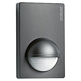Steinel Sensor de movimiento IS 180-2 (Alcance sensor: 12 m, Antracita, Ángulo de detección sensor: 180 °, L x An x Al: 56 x 76 x 120 mm)