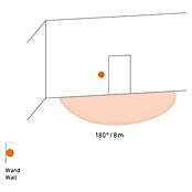 Steinel Infracrveni senzor pokreta (Prekrivanje: 8 m, Kut detekcije senzora: 180 °, Bijelo)