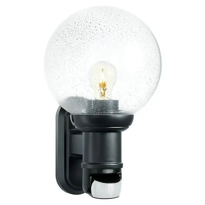 Steinel Sensor-Außenleuchte L 560 S schwarz - 60 W, 243 x 215 x 368 mm, Schwarz, IP44 - Die Steinel Außenleuchte L 22 mit Bewegungsmelder ist eine moderne und funktionale Beleuchtungslösung für den Außenbereich.