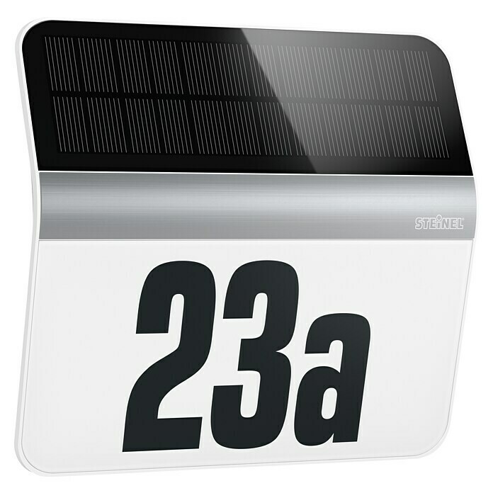 Steinel XSolar Solar-Hausnummer XSolar LH-N (0,03 W, Edelstahl/Kunststoff, IP44, Edelstahl)
