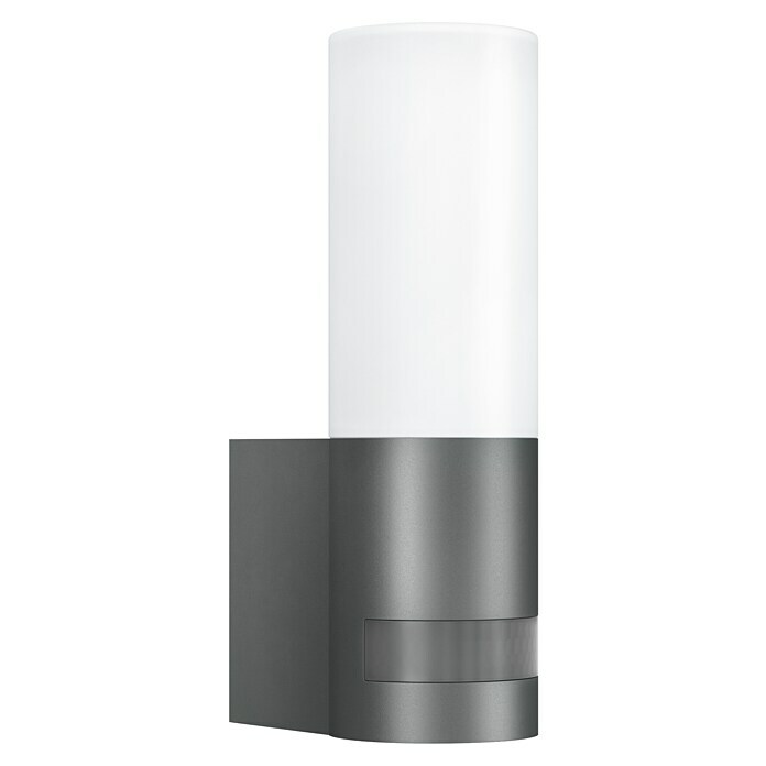 Steinel Led-buitenwandlamp met sensor (9,5 W, Antraciet, Met bewegingsmelder, l x b x h: 13,1 x 7,8 x 26 cm)