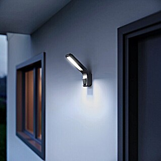 Steinel LED-Sensor-Strahler XLED home Slim S anthrazit (7,2 W, L x B x H: 201 x 66 x 241 mm, Anthrazit, IP44)