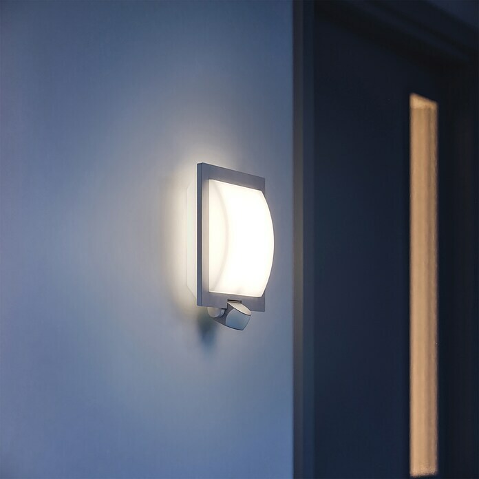 Steinel Vanjska svjetiljka sa senzorom (60 W, Boja: Antracit / bijelo, D x Š x V: 8 x 24 x 23 cm, IP44)