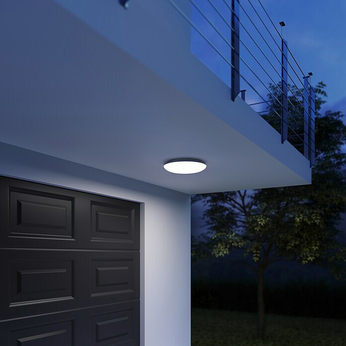 Steinel Vanjska LED svjetiljka (10 W, Boja: Bijelo, D x Š x V: 31 x 31 x 6,9 cm, IP54)