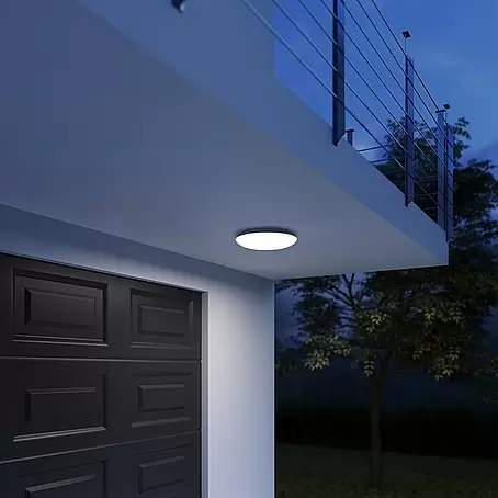Steinel  LED-Außendeckenleuchte DL Vario Quattro S WW weiß