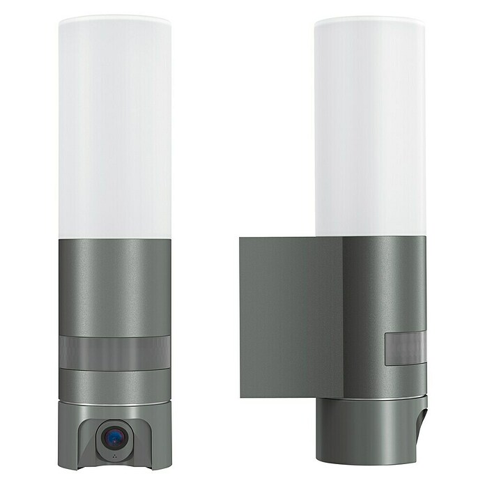 Steinel LED senzorska zunanja stenska svetilka L 625 CAM  (14 W, Do x Š x V: 13,1 x 7,8 x 30,5 cm, Antracit/Bela, Toplo bela) | 3079 - Wandleuchte outdoor mit Bewegungsmelder | CAJA - Outdoorleuchten Hochvolt | CAJ - Outdoorleuchten | CA - Beleuchtung | C - Elektro | BAUHAUS
