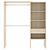 Mueble vestidor Suit (L x An x Al: 40 x 160 x 187 cm, Melamina, Roble)
