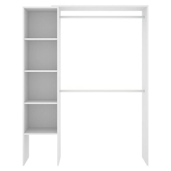 Mueble vestidor Suit (L x An x Al: 40 x 140 x 187 cm, Melamina, Blanco)
